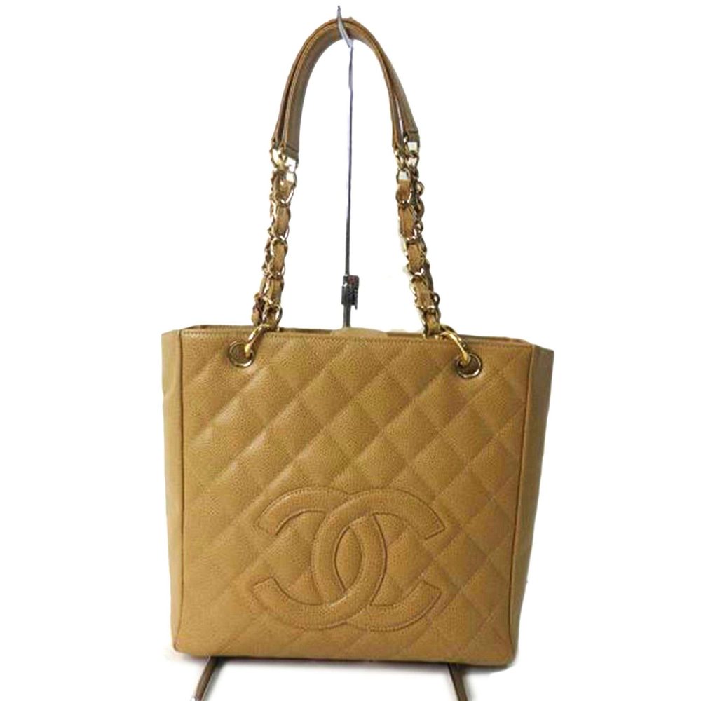 Chanel Caviar PST Tote Bag Light Brown